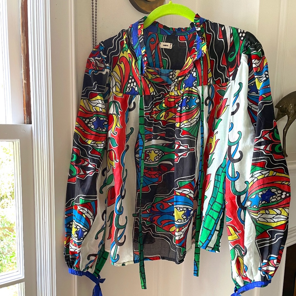 Mille colorful cotton blouse